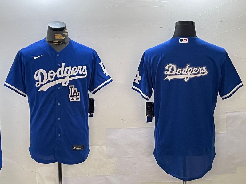 Men Los Angeles Dodgers Blank Blue Elite 2024 Nike MLB Jersey style 12166->los angeles dodgers->MLB Jersey